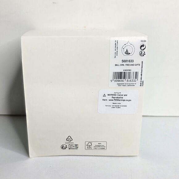 Swarovski Holiday Cheers Tree and Gifts Ball Ornament Christmas - NEW - Picture 10 of 10